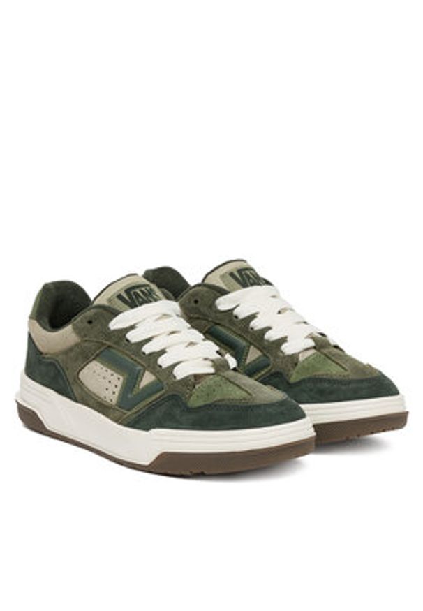Vans Sneakersy Upland VN000D6FBGK1 Khaki. Kolor: brązowy. Materiał: skóra, zamsz