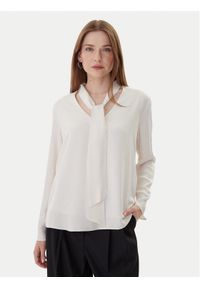 Armani Exchange Bluzka XW000732 AF16122 U1003 Écru Loose Fit. Materiał: wiskoza