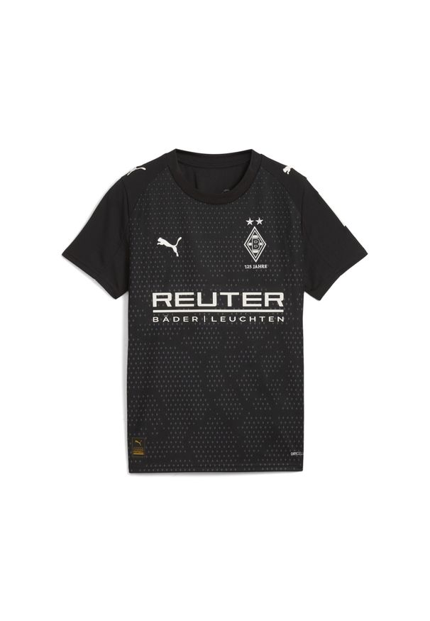 Puma - Młodzieżowa trzecia koszulka Borussia Mönchengladbach 25/26 PUMA. Kolor: czarny, biały, wielokolorowy. Sport: piłka nożna