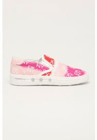 DKNY - Dkny - Tenisówki. Nosek buta: okrągły. Kolor: różowy. Materiał: guma