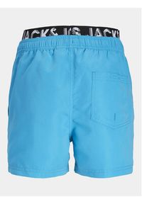 Jack&Jones Junior Szorty kąpielowe Fiji 12228535 Niebieski Regular Fit. Kolor: niebieski. Materiał: syntetyk