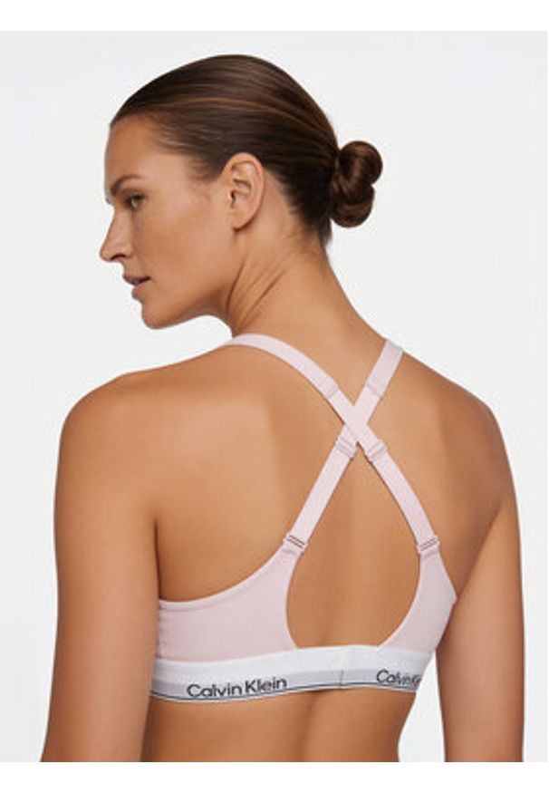 Calvin Klein Underwear Biustonosz braletka LV00QF8500 Różowy. Kolor: różowy. Materiał: bawełna