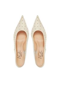 AGL Czółenka Lenor Studs D167022PCKS057G447 Écru. Materiał: skóra #3