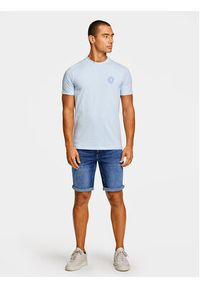 Lindbergh T-Shirt 30-400267 Niebieski Relaxed Fit. Kolor: niebieski. Materiał: bawełna