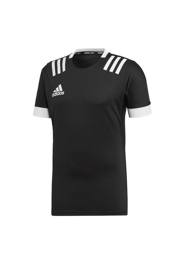 Adidas - Koszulka treningowa adidas 3-Stripes. Kolor: biały, wielokolorowy, czarny. Materiał: jersey