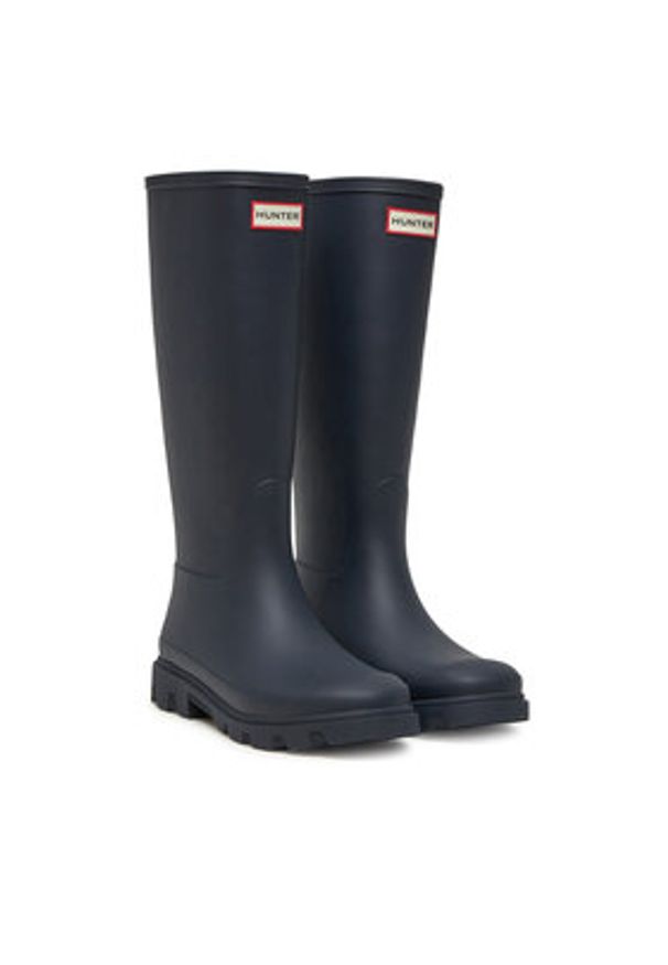 Hunter Kalosze Downpour Tall Wellington HFRW0001251 Granatowy. Kolor: niebieski
