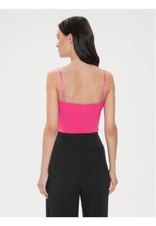 Rinascimento Top CFC0118272003 Różowy Regular Fit. Kolor: różowy. Materiał: syntetyk
