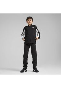 Puma - Młodzieżowy dres Poly Baseball PUMA Black. Okazja: na uczelnię. Kolor: czarny, brązowy, zielony, wielokolorowy. Materiał: dresówka. Styl: młodzieżowy