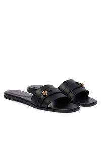 Tory Burch Klapki Romy 181993 Czarny. Kolor: czarny. Materiał: skóra #5