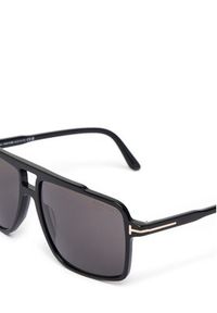 Tom Ford Okulary przeciwsłoneczne Kemp FT1177 01A Czarny. Kolor: czarny