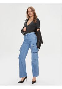 Guess Body Chia V3BP23 KC450 Czarny Slim Fit. Kolor: czarny. Materiał: syntetyk #3