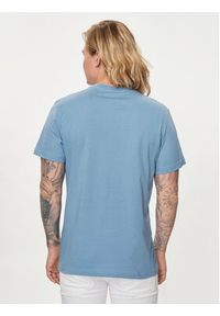 Versace Jeans Couture T-Shirt 76GAHT02 Niebieski Regular Fit. Kolor: niebieski. Materiał: bawełna #3