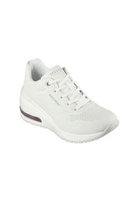 skechers - Buty do chodzenia damskie Skechers Million. Kolor: biały. Sport: turystyka piesza