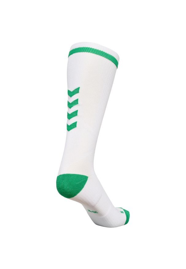 Skarpety sportowe dla dorosłych Hummel Elite Indoor Sock High. Kolor: biały, wielokolorowy, zielony