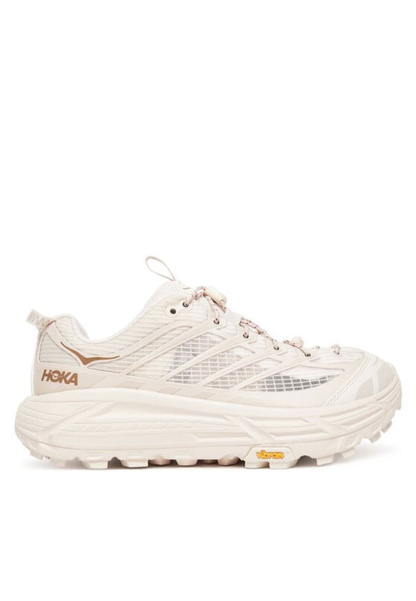 HOKA - Hoka Sneakersy Mafate Three2 Grid 1173332 Beżowy. Kolor: beżowy. Materiał: materiał