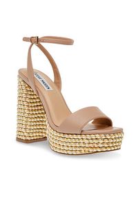 Steve Madden Sandały La verne Sandal SM11002976-02002-750 Beżowy. Kolor: beżowy. Materiał: skóra #5