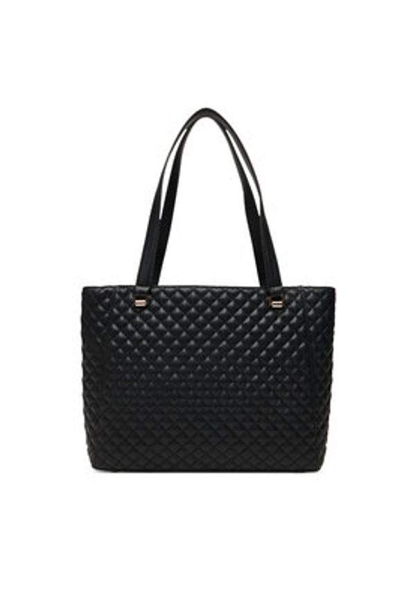 Guess Torebka Everlee HWEG86 79250 Czarny. Kolor: czarny. Materiał: skórzane