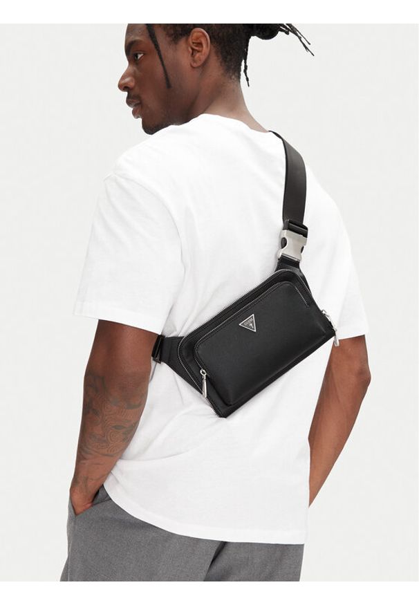 Guess Nerka HMMISA P5214 Czarny. Kolor: czarny. Materiał: skóra