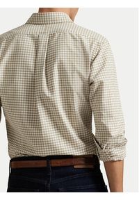 Polo Ralph Lauren Koszula 710852744004 Beżowy Slim Fit. Typ kołnierza: polo. Kolor: beżowy. Materiał: bawełna #6