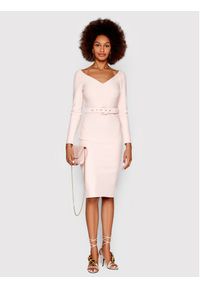 Marciano Guess Sukienka codzienna 2GGK48 6869Z Różowy Slim Fit. Okazja: na co dzień. Kolor: różowy. Materiał: syntetyk. Typ sukienki: proste. Styl: casual #3