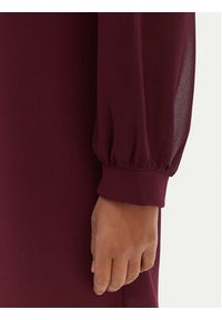Rinascimento Sukienka koktajlowa CFC0126757003 Bordowy Regular Fit. Kolor: czerwony. Materiał: syntetyk. Styl: wizytowy #6