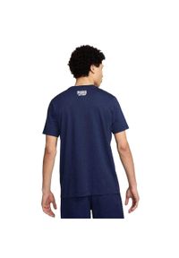 Nike - Męska Koszulka Paris Saint Germain FC. Kolor: niebieski. Sport: turystyka piesza