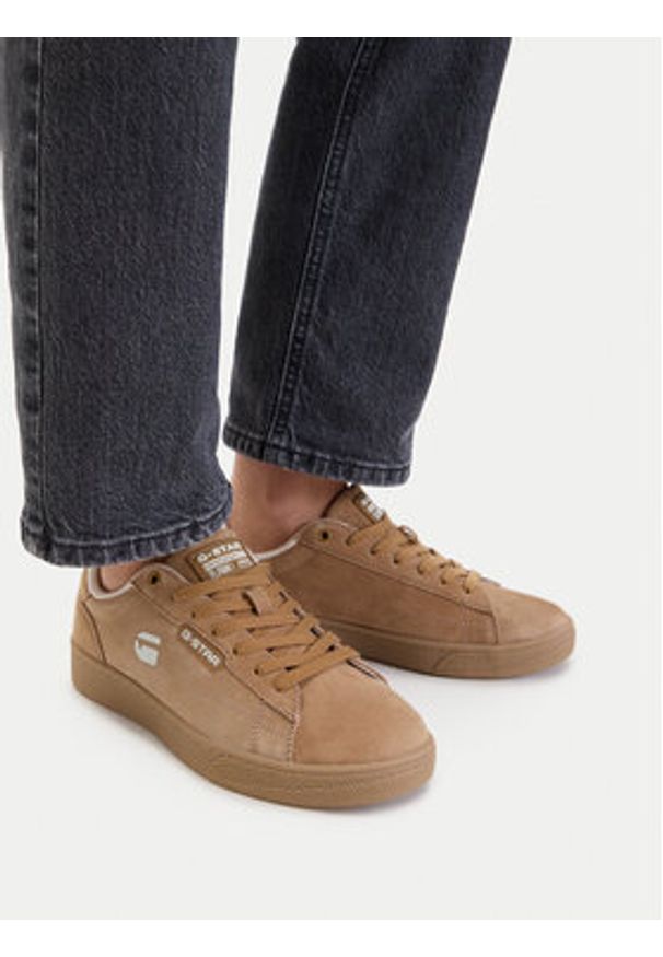 G-Star RAW - G-Star Raw Sneakersy CEO-L240039 Beżowy. Kolor: beżowy. Materiał: skóra, zamsz