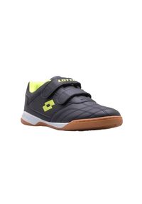 LOTTO - Dziecięce/niemowlęce Buty Sportowe Packer Ze Skóry Ekologicznej. Okazja: na spacer. Kolor: zielony, czarny, wielokolorowy. Materiał: skóra ekologiczna. Sport: turystyka piesza