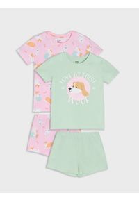 Sinsay - Piżamy 2 pack - różowy. Kolor: różowy #1