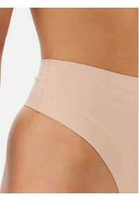 Hunkemöller Stringi Smooth 206774 Beżowy. Kolor: beżowy. Materiał: syntetyk