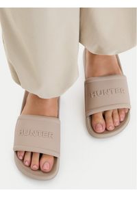 Hunter Klapki CEO-3C048 Beżowy. Kolor: beżowy. Materiał: syntetyk #1