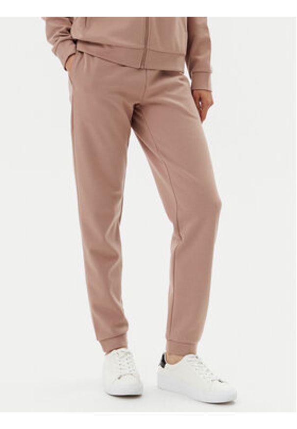 EA7 Emporio Armani Dres 7W000076 AF10443 U6097 Beżowy Regular Fit. Kolor: beżowy. Materiał: syntetyk