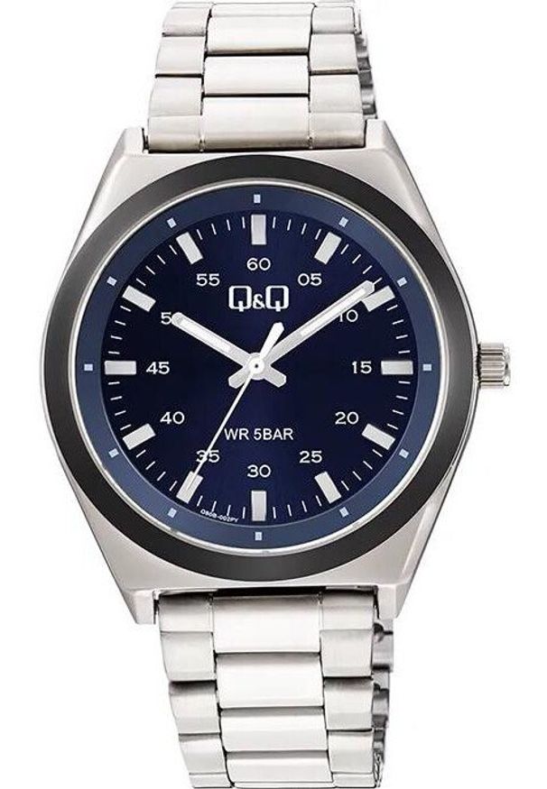 Zegarek męski QQ Q80B-002P srebrny. Kolor: srebrny