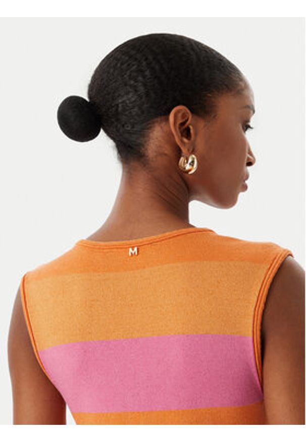 LOLA CASADEMUNT Sukienka codzienna MS2616041 Kolorowy Slim Fit. Okazja: na co dzień. Materiał: lyocell. Wzór: kolorowy. Typ sukienki: proste. Styl: casual