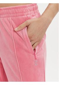 Juicy Couture Spodnie dresowe Tina JCAPW045 Różowy Regular Fit. Kolor: różowy. Materiał: syntetyk #4
