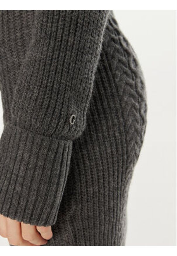 Guess Sukienka dzianinowa Serena W4BK17 Z3HW0 Szary Regular Fit. Kolor: szary. Materiał: syntetyk