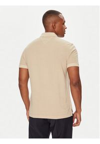 TOMMY HILFIGER - Tommy Hilfiger Polo MW0MW34757 Beżowy Regular Fit. Typ kołnierza: polo. Kolor: beżowy. Materiał: bawełna