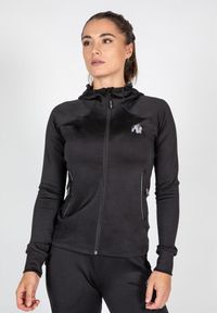 GORILLA WEAR - Halsey Kurtka dresowa - Czarny. Kolor: czarny. Materiał: dresówka. Sport: fitness