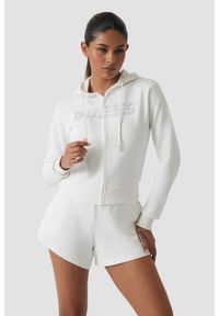 Guess - GUESS Biała damska bluza z cyrkoniami Primula. Kolor: biały