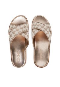 DKNY Espadryle K1564874 Beżowy. Kolor: beżowy. Materiał: materiał #3