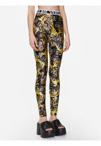 Versace Jeans Couture Legginsy 74HAC101 Czarny Slim Fit. Kolor: czarny. Materiał: syntetyk #1