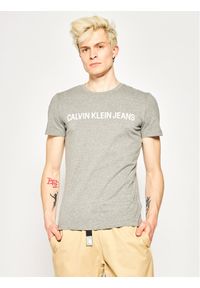 Calvin Klein Jeans T-Shirt Core Institutional Logo J30J307855 Szary Regular Fit. Kolor: szary. Materiał: bawełna #1