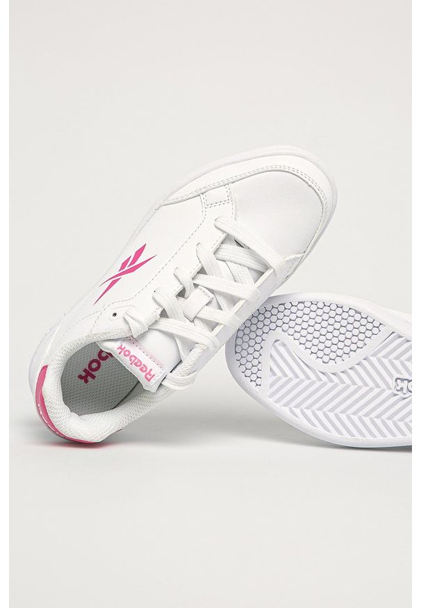 Reebok Classic - Buty dziecięce Royal Vector Smash. Nosek buta: okrągły. Zapięcie: sznurówki. Kolor: biały. Materiał: guma. Model: Reebok Classic, Reebok Royal