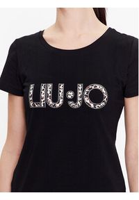 Liu Jo T-Shirt VA3025 J5003 Czarny Regular Fit. Kolor: czarny. Materiał: bawełna #5