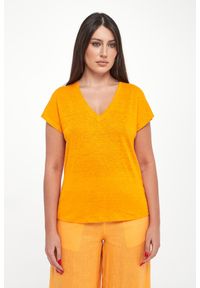 Ecoalf - T-shirt damski lniany Arendal ECOALF. Materiał: len #3