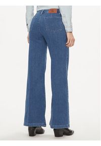 United Colors of Benetton - United Colors Of Benetton Jeansy 4AC6574X5 Niebieski Wide Leg. Kolor: niebieski