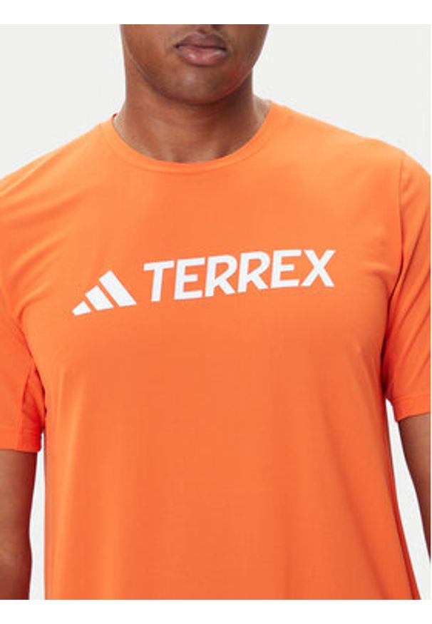 Adidas - adidas T-Shirt Terrex Multi Climacool Logo Tech JI9236 Pomarańczowy Regular Fit. Kolor: pomarańczowy. Materiał: syntetyk. Technologia: ClimaCool (Adidas)