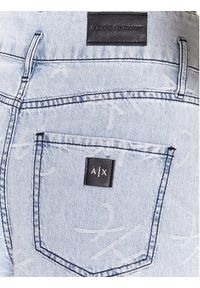 Armani Exchange Szorty jeansowe 3RYJ71 Y1NZZ 1500 Niebieski Regular Fit. Kolor: niebieski. Materiał: bawełna