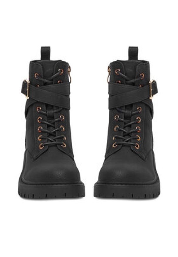 DeeZee Trzewiki 58022-1A Czarny. Kolor: czarny. Materiał: materiał, syntetyk