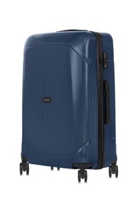 Ochnik - Komplet walizek na kółkach 19'/24'/28'. Kolor: niebieski. Materiał: materiał, poliester, guma #10